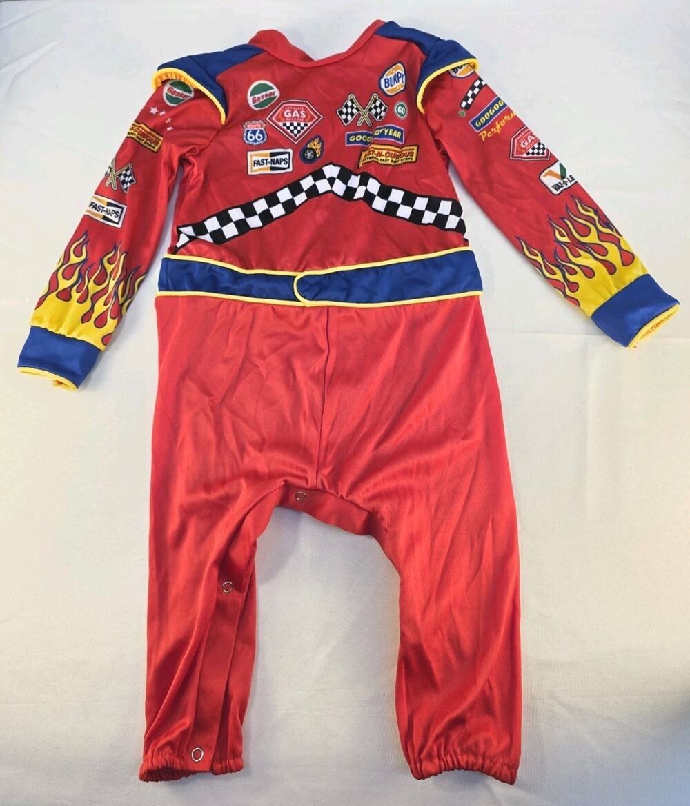 Incharacter Toddler Size 18-24 Months Old Burnin Rubber Race Car Driver Costume